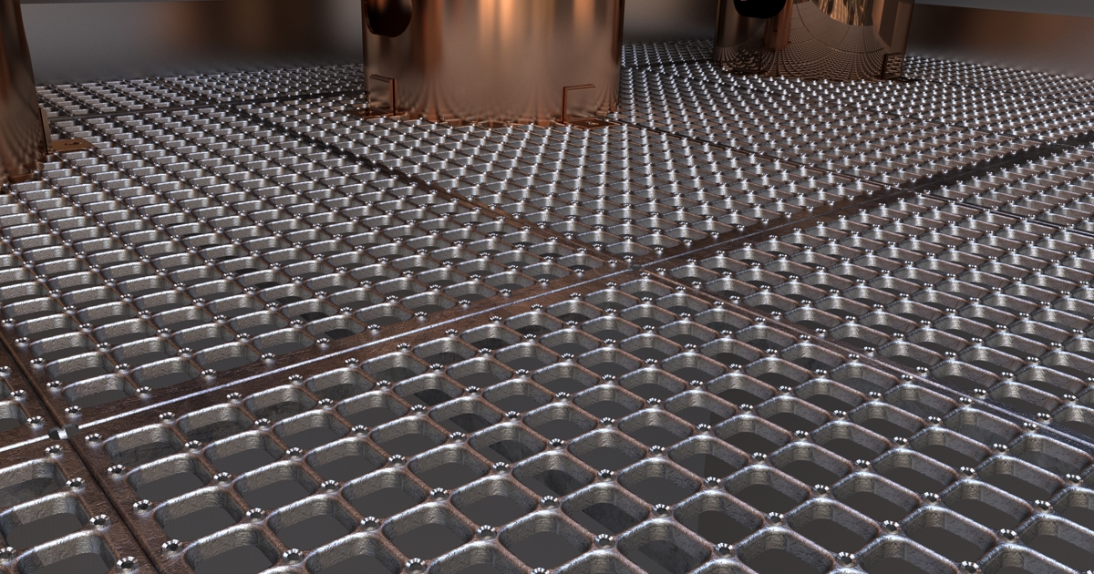 Ny CUBE Gitterrist i Stål og Rustfrit Stål